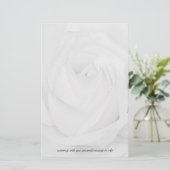 White Rose Briefpapier (Staand voorkant)