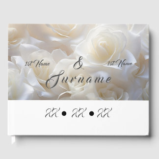 White Rose Bruiloft Gastenboek