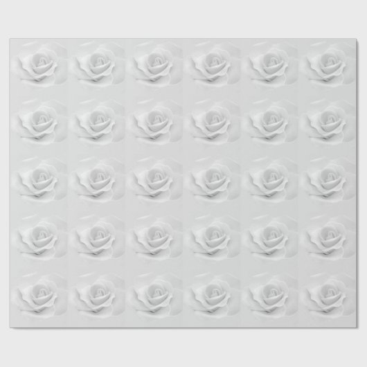 White Rose Cadeaupapier (Vlak)