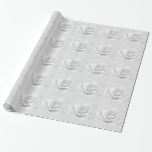 White Rose Cadeaupapier