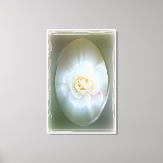 White Rose Canvas Afdruk (Voorkant)