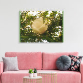 White Rose Canvas Afdruk (Insitu (Woonkamer))