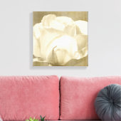 White Rose Canvas Afdruk (Insitu (Woonkamer))