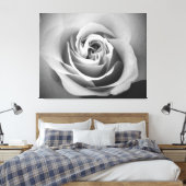 White Rose Canvas Afdruk (Insitu (Slaapkamer))