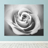 White Rose Canvas Afdruk (Insitu (Houten vloer))