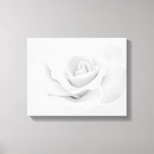 White Rose Canvas afdrukken