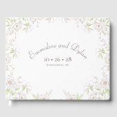 White Rose Classic Wedding Gastenboek (Voorkant)