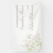 White Rose Classic Wedding Spandoek (Verticaal)