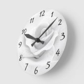 White Rose Clock Ronde Klok (Hoek)