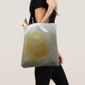 White Rose Close Up Canvas tas (Dichtbij)