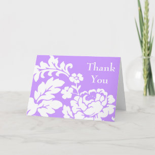 White Rose Damask Bedankt