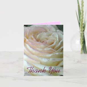 White Rose Dankuwel Bedankkaart