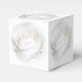 White Rose Design Wedding Bedankdoosjes (Voorkant Zijde)