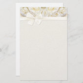 White Rose Elegance 2 Briefpapier (Voorkant / Achterkant)