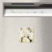 White Rose Elegance Sjabloon Magneet (Insitu (Vaatwasser))