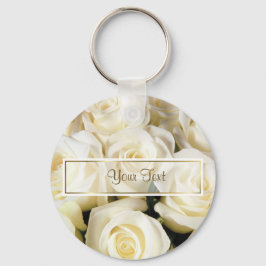 White Rose Elegance Sjabloon Sleutelhanger