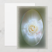 White Rose Feestdagenkaart (Voorkant / Achterkant)