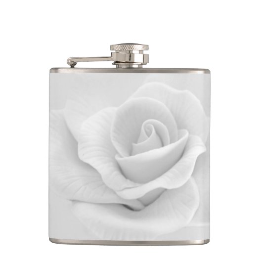 White Rose Flask Heupfles (Voorkant)