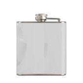 White Rose Flask Heupfles (Achterkant)