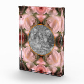 White Rose Floral Abstract Tinted Voeg toe Fotoblokken (Rechts)