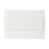 White Rose Floral Custom Wedding Stickers Uitnodigingen Wikkel (Achterkant Voorbeeld)