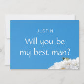 White Rose Floral Kaart (Voorkant)