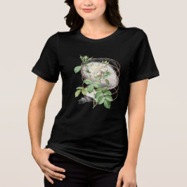 White Rose Floral Tri-Blend Shirt