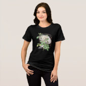 White Rose Floral Tri-Blend Shirt (Voorkant volledig)