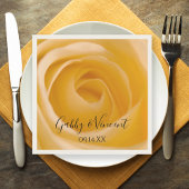 White Rose Floral Wedding Servet