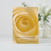 White Rose Flower Bedankt voor je sympathie (Staand voorkant)