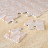 White Rose Flower Legpuzzel (Zijkant)