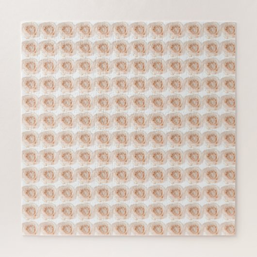 White Rose Flower Legpuzzel (Verticaal)