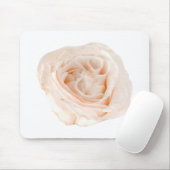 White Rose Flower Muismat (Met muis)