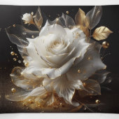 White Rose Foto Quinceanera Party Uitnodiging (Binnenkant midden)