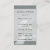 White Rose Funeral Home Visitekaartje (Achterkant)