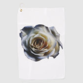 White Rose Golf Towel Golfhanddoek (Voorkant)
