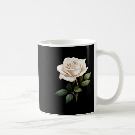 White Rose Graphic  Koffiemok (Rechts)