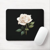 White Rose Graphic  Muismat (Met muis)
