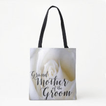 White Rose Grootmoeder van Groom Canvas Canvas tas