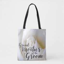 White Rose Grootmoeder van Groom Canvas Canvas tas