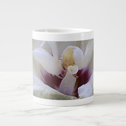 White Rose Grote Koffiekop (Voorkant)