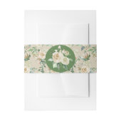 White Rose Hydrangea Floral Waterverf Pattern Uitnodigingen Wikkel (Voorkant Voorbeeld)