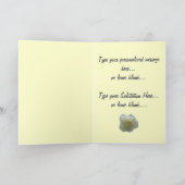 White Rose Kaart Roos Gepersonaliseerde ventilator (Binnen)