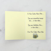 White Rose Kaart Roos Gepersonaliseerde ventilator (Binnen)