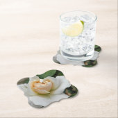 White Rose Kartonnen Onderzetters (Insitu)