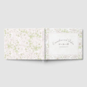 White Rose Klassieke Bruiloft Gastenboek (Volledig)