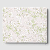 White Rose Klassieke Bruiloft Gastenboek (Achterkant)