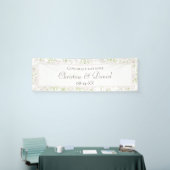 White Rose Klassieke Trouw Spandoek (Beurs)