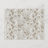  White Rose Lace Briefkaart (Voorkant)