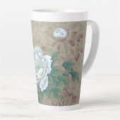 White Rose Latte Mok (Rechterhoek)
